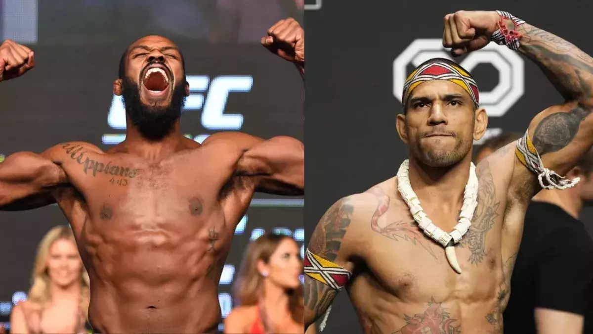 Jon Jones et Alex Pereira 