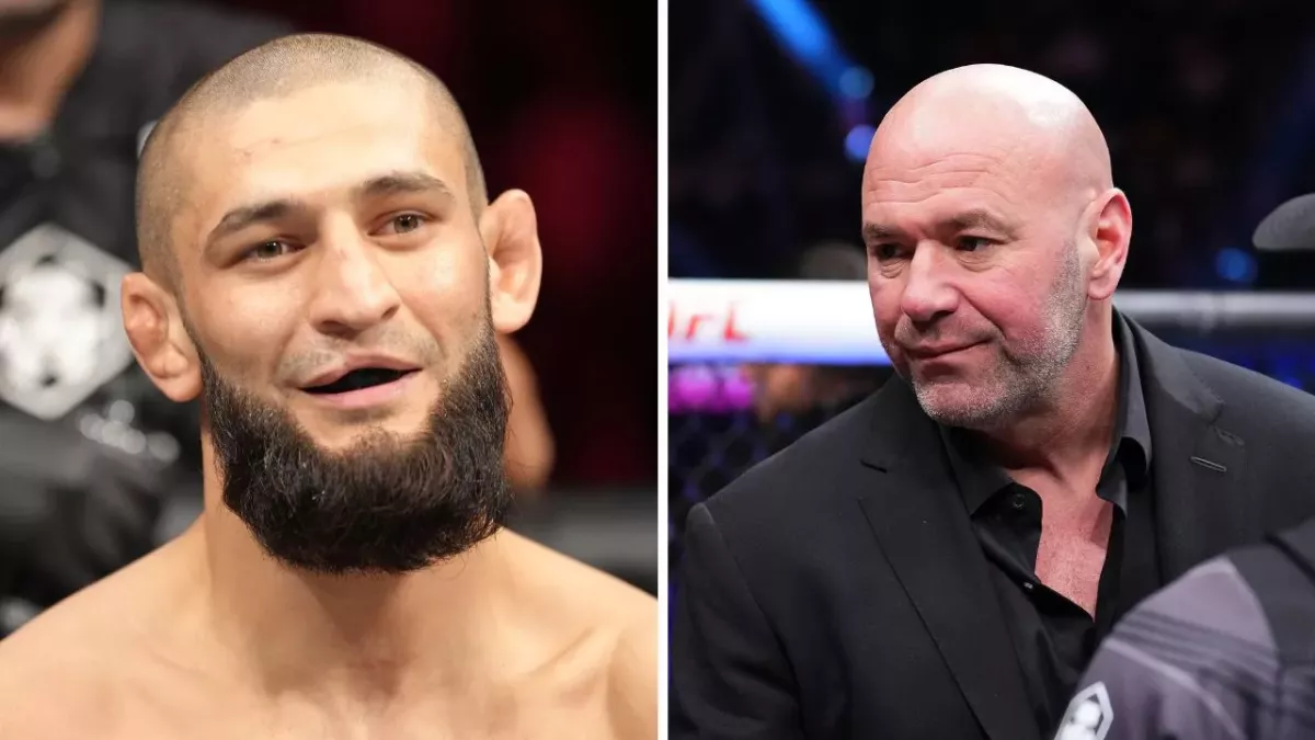Khamzat Chimaev n'a pas apprécié que Dana White dise qu'il n'était pas le prochain prétendant à la ceinture des moins de 84 kilos. 