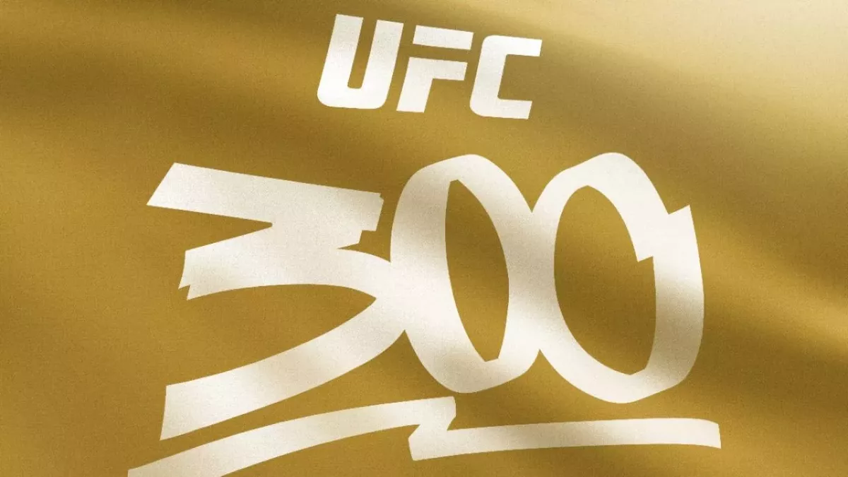 Le poster officiel de l'UFC 300. 