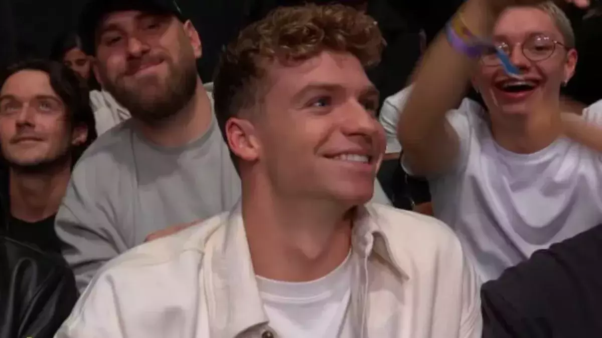 Leon Marchand à l'UFC Paris