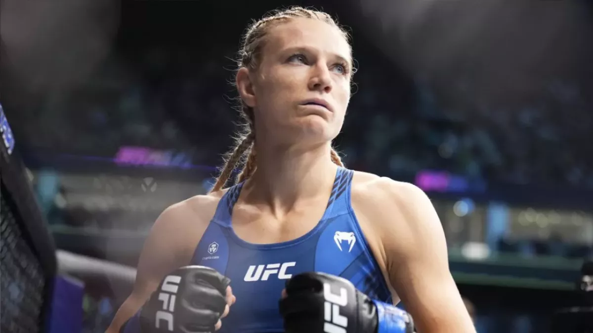 Manon Fiorot dans la cage de l'UFC