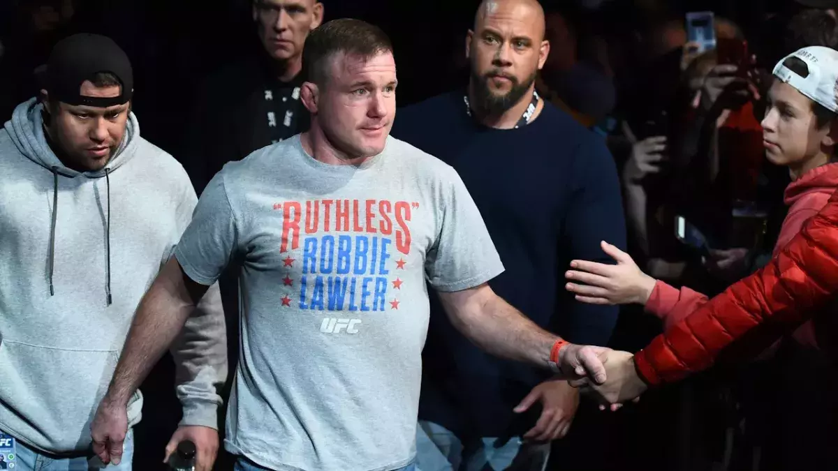 Matt Hughes lors d'une soirée UFC à Saint-Louis en 2018.
