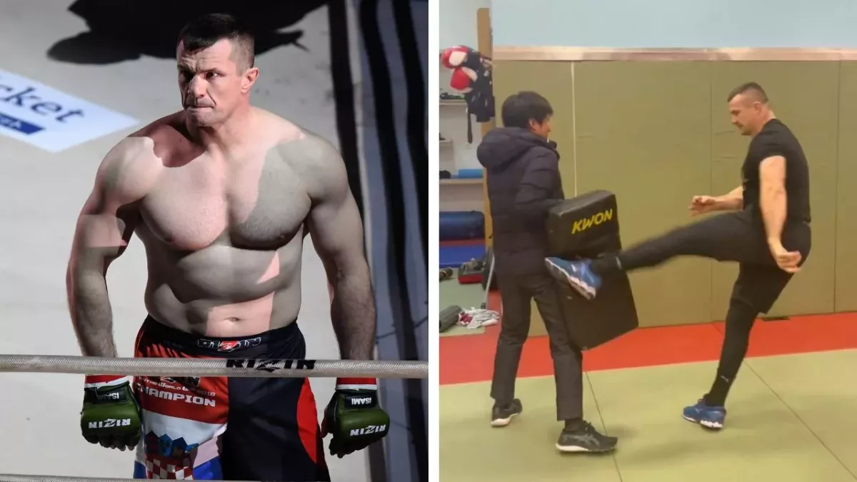 Mirko Cro Cop a envoyé un coup de pied à un journaliste japonais à se demande. 