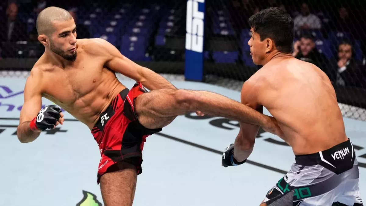 Muhammad Mokaev a battu Jafel Filho à l'UFC 286. 