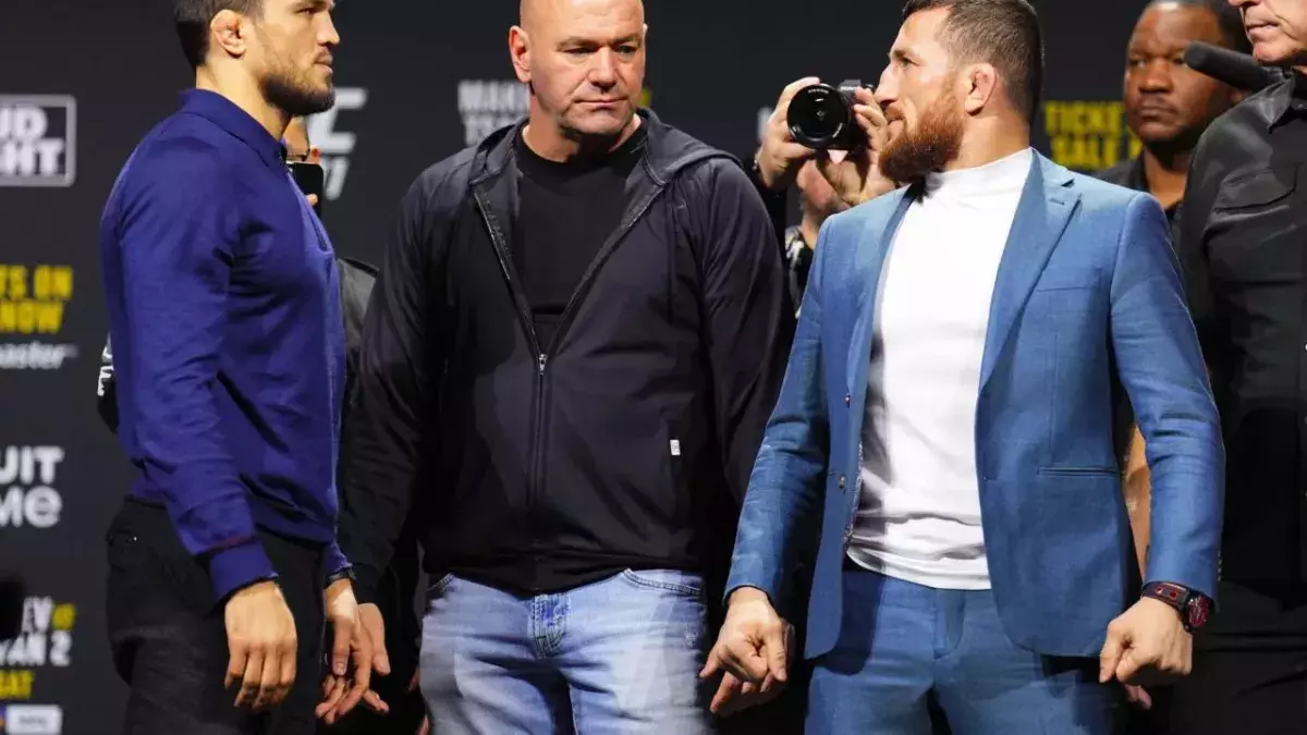 Umar Nurmagomedov et Merab Dvalishvili. 