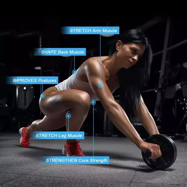 Les exercices avec roue abdominale sont plus variés que ce que tout le monde pense.